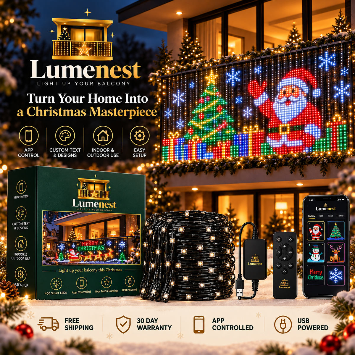 Lumenest smart balcony lights